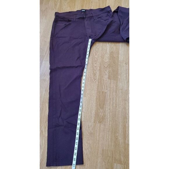 PAIGE Federal Straight Jeans Dark Port Sz 34x31 - Picture 9 of 13